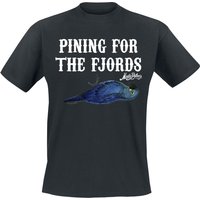 Monty Python T-Shirt - Pining For The Fjords - M bis XXL - für Männer - Größe L - schwarz  - Lizenzierter Fanartikel von Monty Python