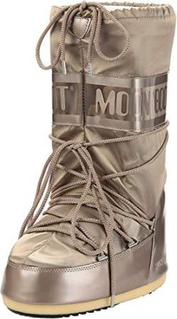MOON BOOT Damen Glance Schneestiefel, Platinum, 39 EU von Moon Boot