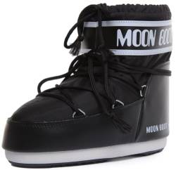 Moon Boot Damen Classic Low 2 Schneestiefel, Schwarz, 40 EU von Moon Boot