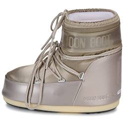 Moon Boot Icon Low Glance Stiefel Damen Gold - 36/38 - Schneestiefel Shoes von Moon Boot