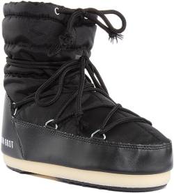 Moon Boot Light Low Nylon Stiefel Damen Schwarz - 41/42 - Schneestiefel Shoes von Moon Boot