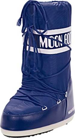 Moon Boot Nylon Unisex Schneestiefel, Blau (Blue 002), 31/34 EU von Moon Boot