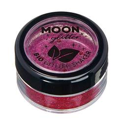 Biologisch abbaubarer Öko-Glitter von Moon Glitter - 100% kosmetischer Bio-Glitter für Gesicht, Körper, Nägel, Haare und Lippen - 5g - Dunkle Rose von Moon Glitter