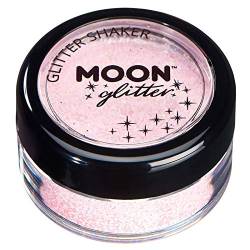 Pastell Glitzer Shaker von Moon Glitter - 100% kosmetische Glitzer für Gesicht, Körper, Nägel, Haare und Lippen - 3g - Babypink von Moon Glitter