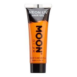 Moon Glow, Neon-UV-Haargel Temporäre auswaschbare Haarfarbe, Spike und Leuchten! (Intensives Orange, 20 ml (1er Pack)) von Moon Glow