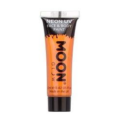 Moon Glow – Intensiv Neon UV Körperfarben Bodypaint - 12ml Orange von Moon Glow