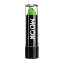 Moon Glow Neon UV Glitzer-Lippenstift, leuchtender neonfarbener Lippenstift, leuchtet unter UV-Strahlung (grün, 1 Stück) von Moon Glow