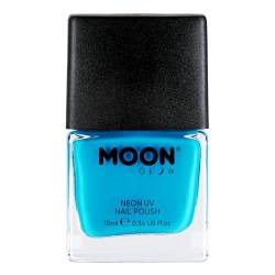Moon Glow Neon UV-Nagellack, leuchtender Neon-Nagellack, leuchtet unter UV-Strahlung, (Intensives Blau, 10 ml (1 Stück)) von Moon Glow