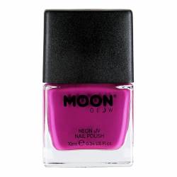 Moon Glow Neon UV-Nagellack, leuchtender Neon-Nagellack, leuchtet unter UV-Strahlung, 10 ml (Intensives Lila, 1 Stück) von Moon Glow