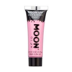 Moon Glow – Pastell Neon UV Körperfarben Bodypaint - 12ml Rosa von Moon Glow