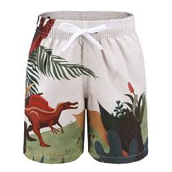 Moon Tree Badehose Jungen Badeshorts Kinder Schnell Trocknende Boardshorts Strand Shorts 128/7-8 Jahre von Moon Tree