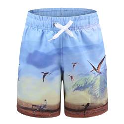 Moon Tree Badehose Jungen Badeshorts Kinder Schnell Trocknende Boardshorts Strand Shorts 140/9-10 Jahre von Moon Tree