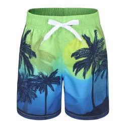 Moon Tree Badehose Jungen Badeshorts Kinder Schnell Trocknende Boardshorts Strand Shorts 164 170/15-16 Jahre von Moon Tree