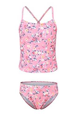 Moon Tree Kleine Mädchen Geteilter Badeanzug Tankini Hawaiian Badeanzug Strand 3-4 Jahre Alt/104 von Moon Tree