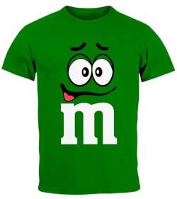 MoonWorks® Herren T-Shirt Fasching Karneval M Aufdruck Gruppen- Kostüm Verkleidung Last Minute Faschingskostüme Männer Funshirt 3 grün M von MoonWorks