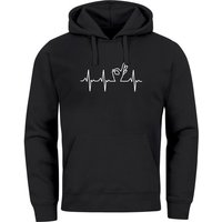 MoonWorks Hoodie Hoodie Herren Aufdruck Handzeichen Reingeschaut Lochspiel Bongoloch He von MoonWorks