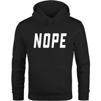 MoonWorks Hoodie Hoodie Herren NOPE Kapuzen-Pullover Moonworks® von MoonWorks