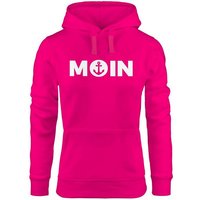 MoonWorks Hoodie Trend Kapuzen-Pullover Damen Moin mit Anker Hoodie Moonworks® von MoonWorks