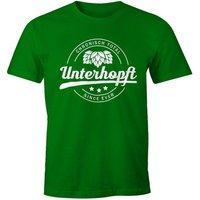 MoonWorks Print-Shirt Chronisch Unterhopft Total Herren T-Shirt Since Ever Fun-Shirt mit Print von MoonWorks