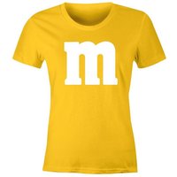 MoonWorks Print-Shirt Damen T-Shirt Gruppen-Kostüm M Aufdruck Kostüm Fasching Karneval Verkleidung Moonworks® mit Print von MoonWorks