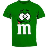 MoonWorks Print-Shirt Herren T-Shirt Fasching Karneval M Aufdruck Gruppen- Kostüm Verkleidun mit Print von MoonWorks