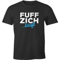 MoonWorks Print-Shirt Herren T-Shirt Geschenk für Männer zum 50. Geburtstag Aufdruck Fuffzich ...läuft MoonWorks® mit Print von MoonWorks