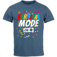 MoonWorks Print-Shirt Herren T-Shirt Karneval Fasching Spruch Konfetti Motiv Kostüm-Ersatz V mit Print von MoonWorks