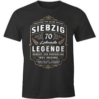 MoonWorks Print-Shirt Herren T-Shirt Lebende Legende Alter 18 - 90 Geburtstag Geschenk für Männer MoonWorks® mit Print von MoonWorks