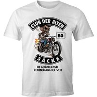 MoonWorks Print-Shirt Lustiges Herren T-Shirt Club der alten Säcke Alter Sack Geschenk für Ältere Geburtstag Männer Fun-Shirt Moonworks® mit Print von MoonWorks