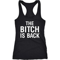 MoonWorks Tanktop Damen Tank-Top Shirt The Bitch is back Racerback Moonworks® von MoonWorks