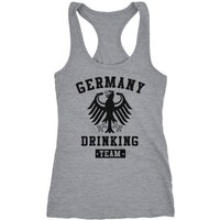 MoonWorks Tanktop Damen Tanktop Germany Drinking Team Adler Racerback Moonworks® von MoonWorks