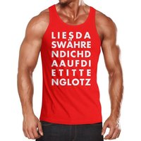 MoonWorks Tanktop Lustiges Herren Tanktop Lies das während ich dir auf die Titten klotz Spruch Moonworks® mit Print von MoonWorks