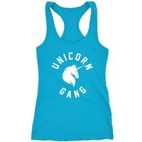 MoonWorks Tanktop Unicorn Gang Tank-Top Damen Einhorn Moonworks® von MoonWorks