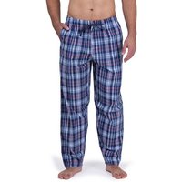 Moonline Schlafhose Herren Webhose Freizeithose Loungewear aus 100% Baumwolle von Moonline