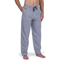 Moonline Schlafhose Herren Webhose Freizeithose Loungewear aus 100% Baumwolle von Moonline