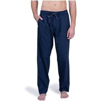 Moonline Schlafhose Herren Webhose Freizeithose Loungewear aus 100% Baumwolle von Moonline