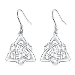 Keltische Knoten Ohrringe Damen aus Sterlingsilber, Schmuck Geschenke zum Geburtstag, Jubiläum und Weihnachten von Moonstone