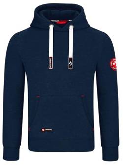 Mooseline Herren Hoodie Kapuzen Pullover Hoody Sweatshirt (Navy, 4XL) von Mooseline