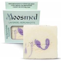 Moosmed Lavendel & Bergamotte Naturseife - vegane Bio-Seife handgefertigt in Deutschland von Moosmed