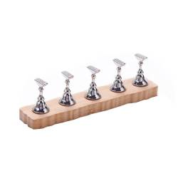 Nail Art Display Stand Magnetic Nail Tips Holders Nail Practice Stand DIY Nail Stand Practical Manicure Tool For Home Nail Art Display Stand Nail Practice Stand Magnetic Nail Tips Holders For Salon von Morain