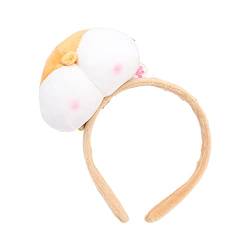 Stirnbänder, Cartoon Plüsch Haarband Piggy Butt Haarhalter Anime Pelzigen Bum Haarschmuck Rosa Hintern Elastisches Stirnband für Kopf Loo von Morain