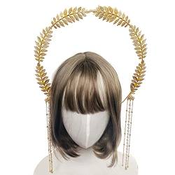 Stirnbänder, Heiligenschein Krone Stirnband für Frauen Jungfrau Maria Hochzeit Stirnband Sonne Haarband Blatt Kopfschmuck Party Kopfschmuck von Morain