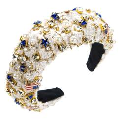 Stirnbänder, Knoten breite Krempe Stirnbänder für Frau Mädchen Weihnachten Haarband für Spa Haar Hoop Mehrzweck-Haarband zum Fotografieren von Morain