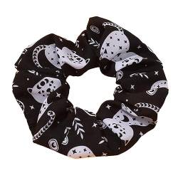 Stirnbänder, Punk Stil Haar Seil Anti Rutsch Haarband für Kinder Punk Halloween Print Haarband und Elastisches Haar Seil für Pferdeschwanz von Morain