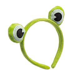 Stirnbänder, Waschen Gesicht Make-up Stirnband Niedlich für Frosch Augen Elastische Haar Hoop Plüsch Wrapped Ban von Morain