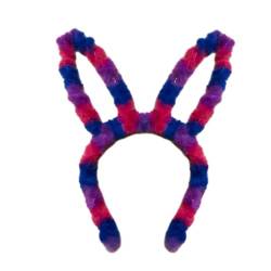 Stirnbänder, Weihnachten Festival Stirnband Kaninchen Ohr Form Haar Hoop Plüsch Kopfschmuck Ostern Party Cosplay Stirnband für Erwachsene Unisex von Morain