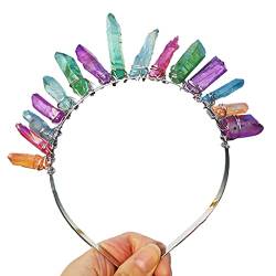 Stirnbänder, für Kristall Quarz Stirnband Multicolor Schmuck für Sun Goddes von Morain