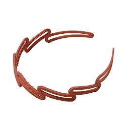 Stirnbänder, modische einfarbige Stirnbänder, matt, breite Krempe, Kunststoff, breites Stirnband, Vintage-Haarreifen, Haarschmuck für Frauen von Morain