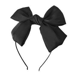 Stirnbänder, niedliche große Schleife Stirnband weiche elastische Band Bowknot Vintage Haar Hoop von Morain