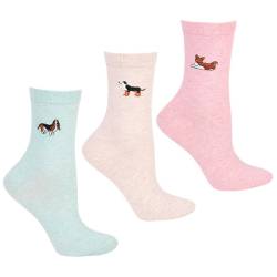 Bunte Socken Moraj Farbmix 3 Paare von Moraj